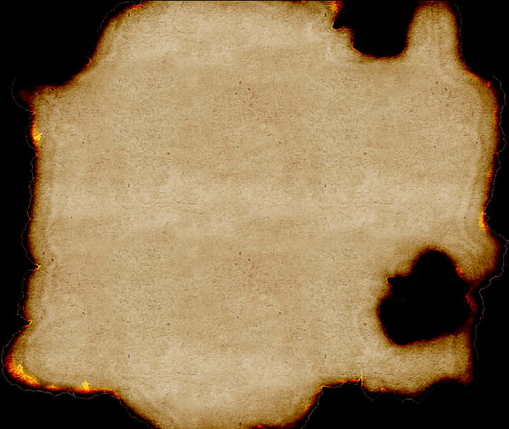 Burnt Paper Texture Background PNG Image