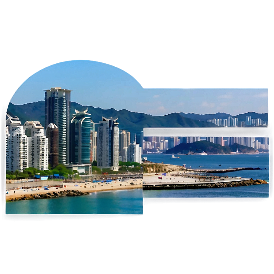 Busan City Coastal View Png 94 PNG Image