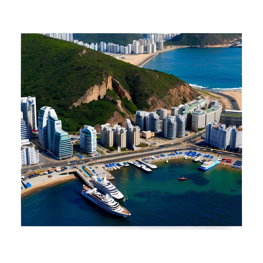 Busan City Coastal View Png Vee96 PNG Image