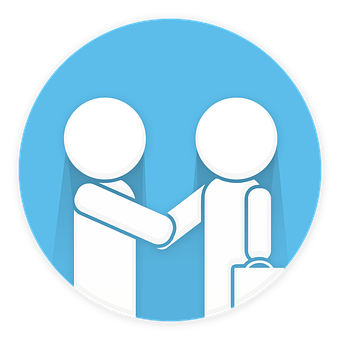 Business Handshake Icon PNG Image