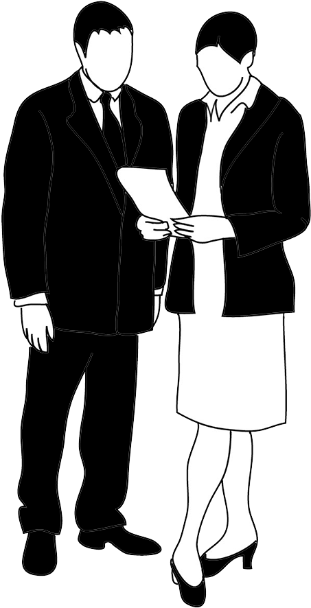 Business People Discussion Silhouette.png PNG Image