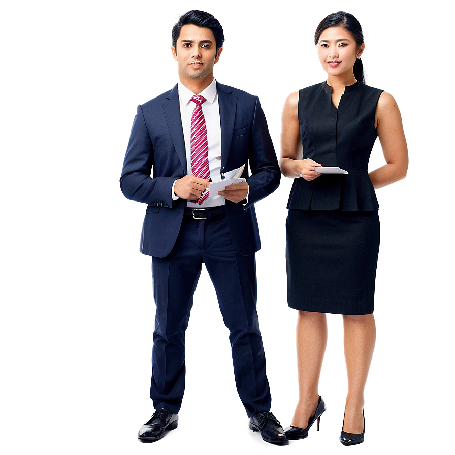 Business Professionals Standing Png 06122024 PNG Image