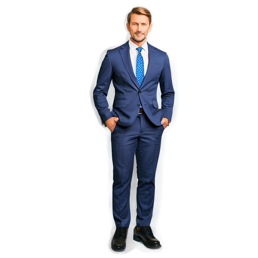 Business Suit And Patterned Tie Png Hig45 PNG Image