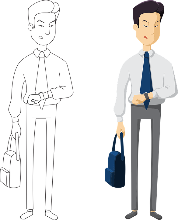 Businessman Readyfor Work PNG Image