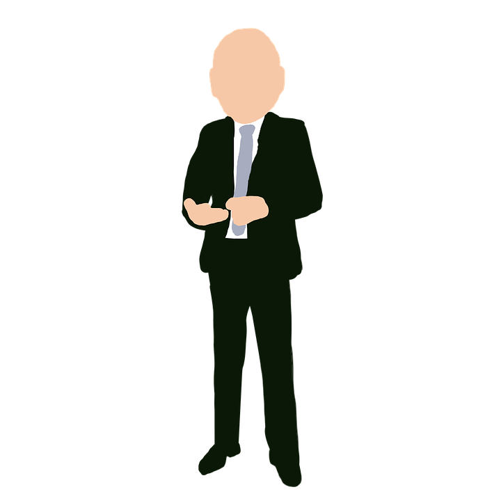 Businessman Silhouette Vector PNG Image