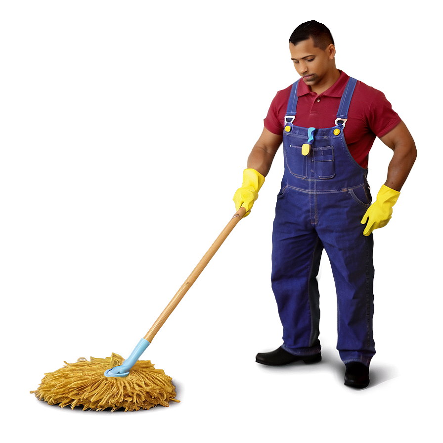 Busy Janitor Png Wla51 PNG Image