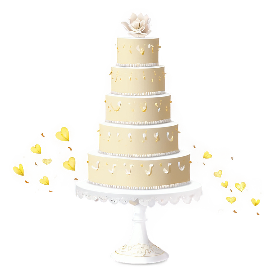 Buttercream Wedding Cake Png 90 PNG Image