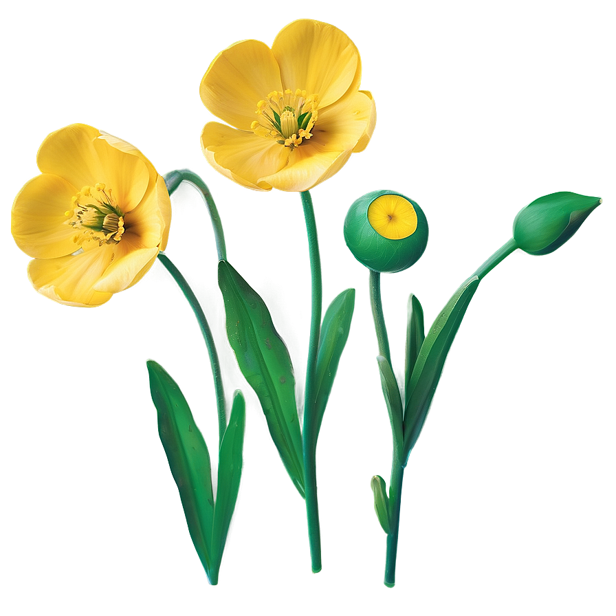 Buttercup Flower Png Duk PNG Image