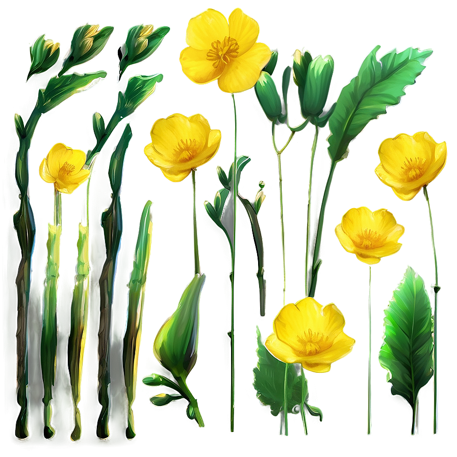 Buttercup Garden Png 66 PNG Image