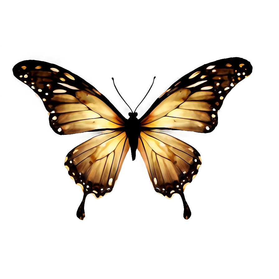 Butterfly And Stars Png 64 PNG Image