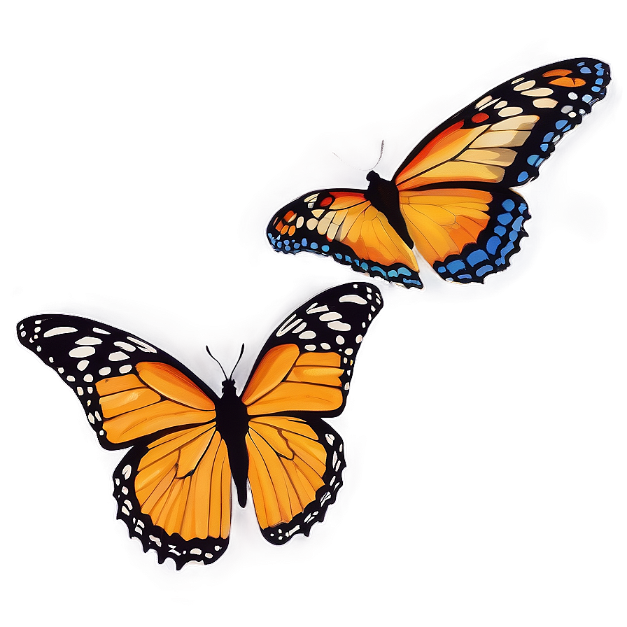 Butterfly Bliss Png Dlk97 PNG Image