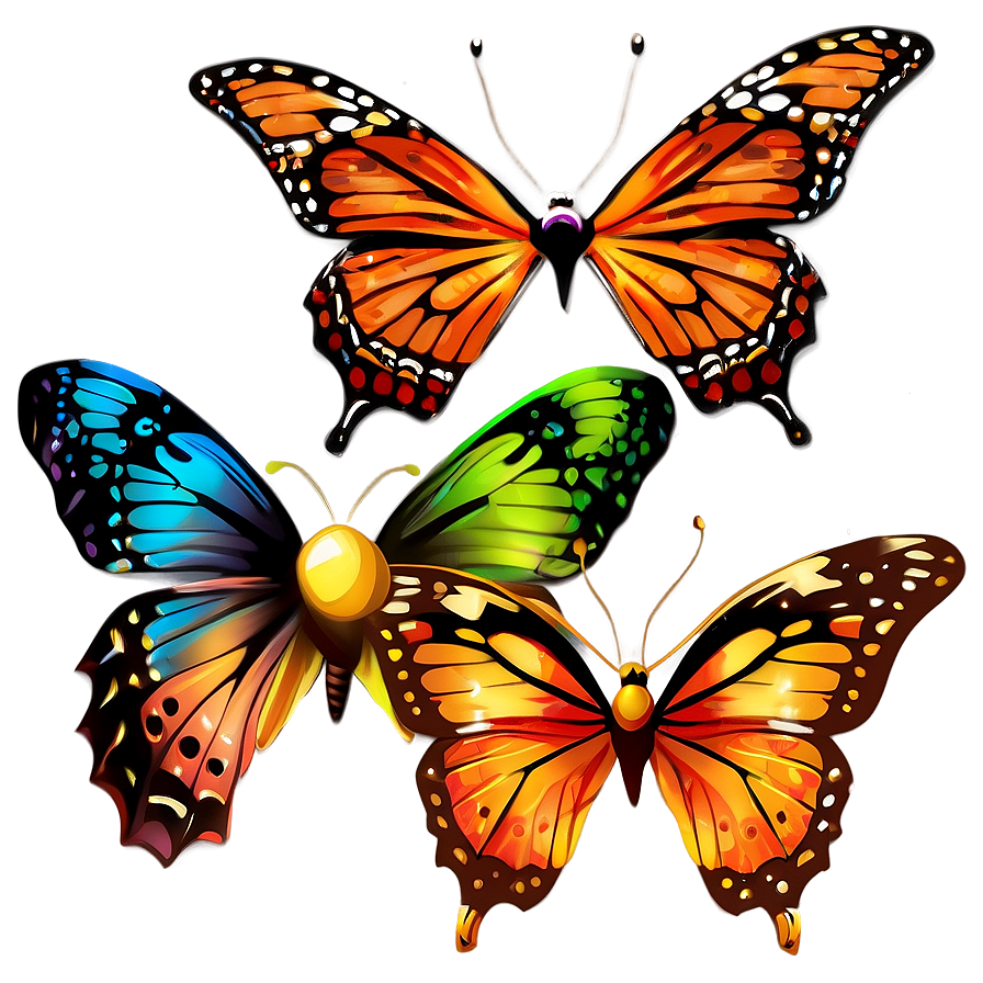 Butterfly Hair Clip Illustration Png 14 PNG Image