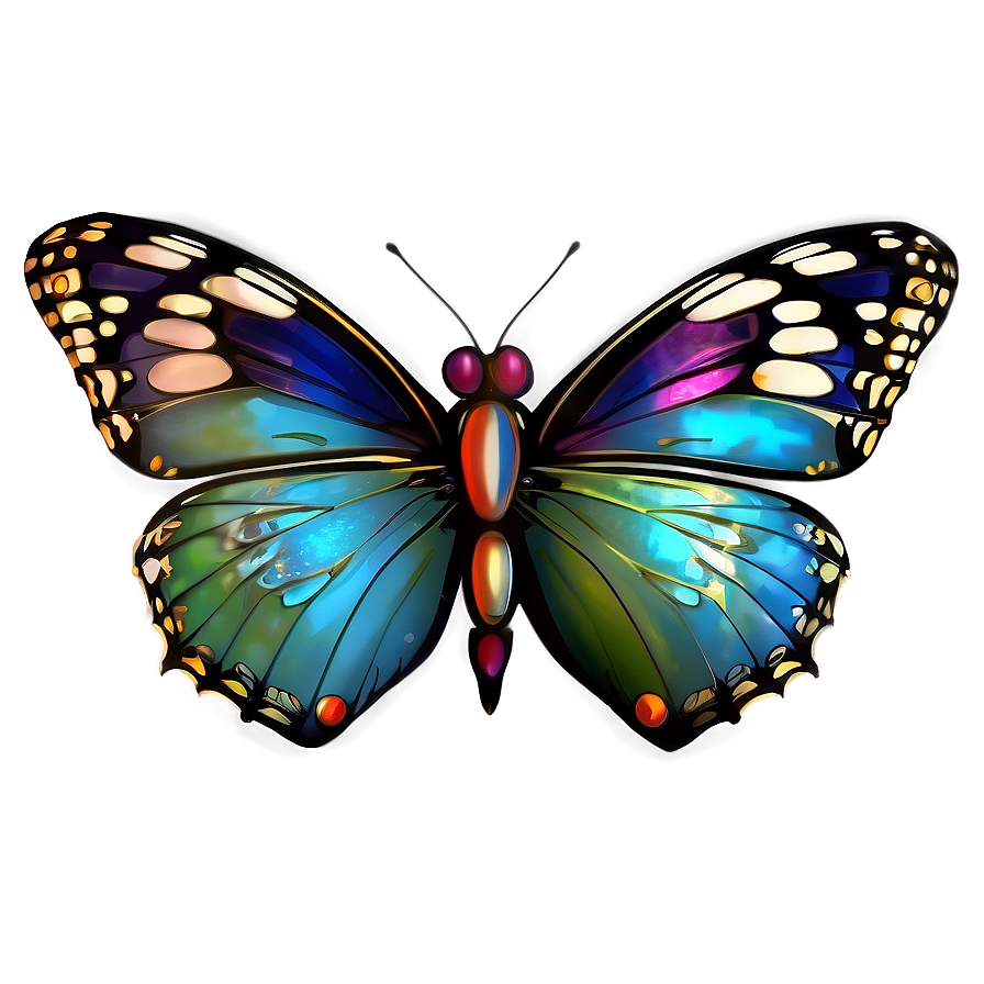 Butterfly Illustrations Png Adl55 PNG Image