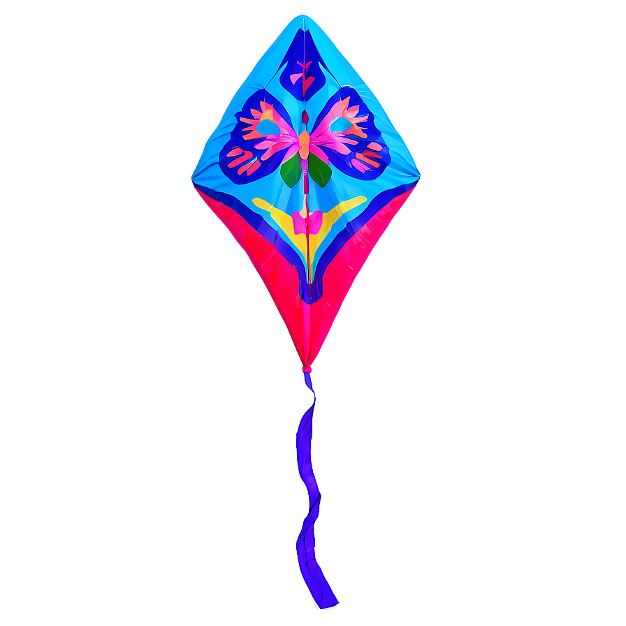 Butterfly Kite In Field Png Fum PNG Image