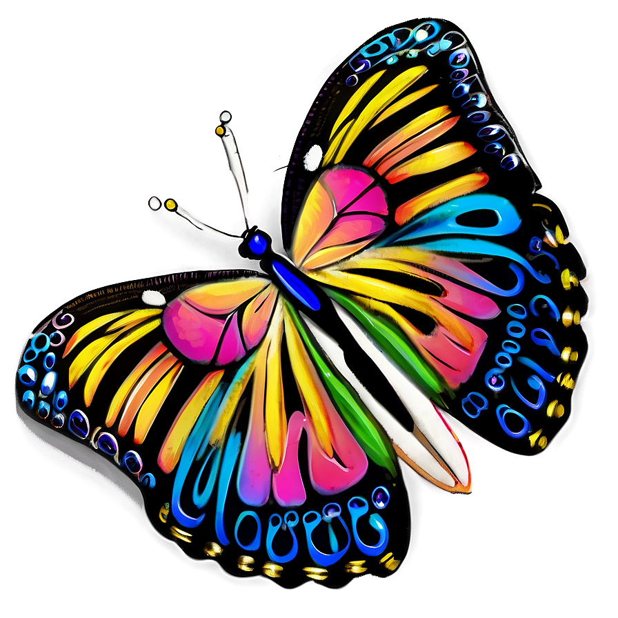 Butterfly Outline Craft Png Hng9 PNG Image