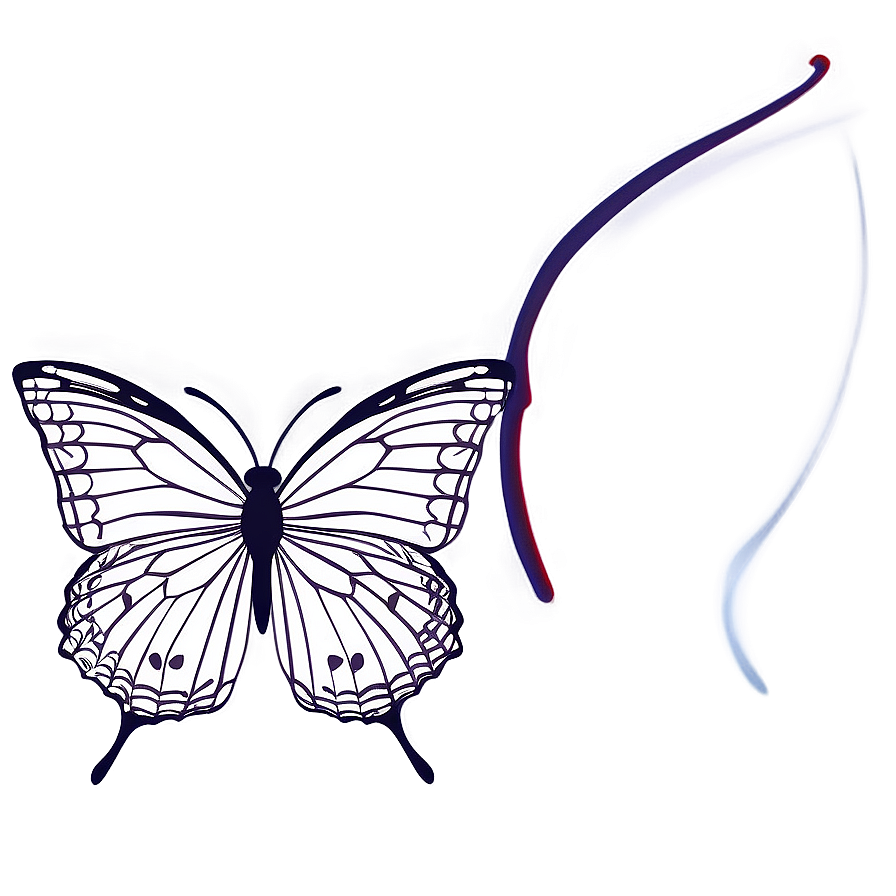 Butterfly Outline For Adults Png Xpn28 PNG Image