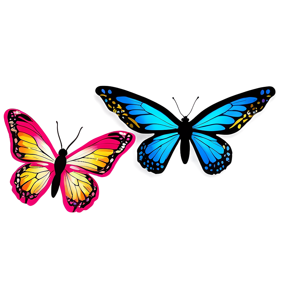 Butterfly Outline For Decoration Png 53 PNG Image