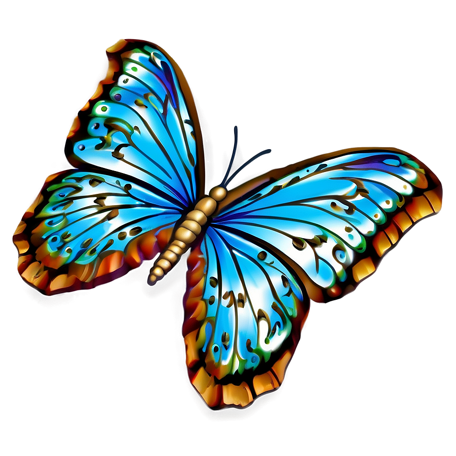 Butterfly Outline For Decoration Png Olq PNG Image