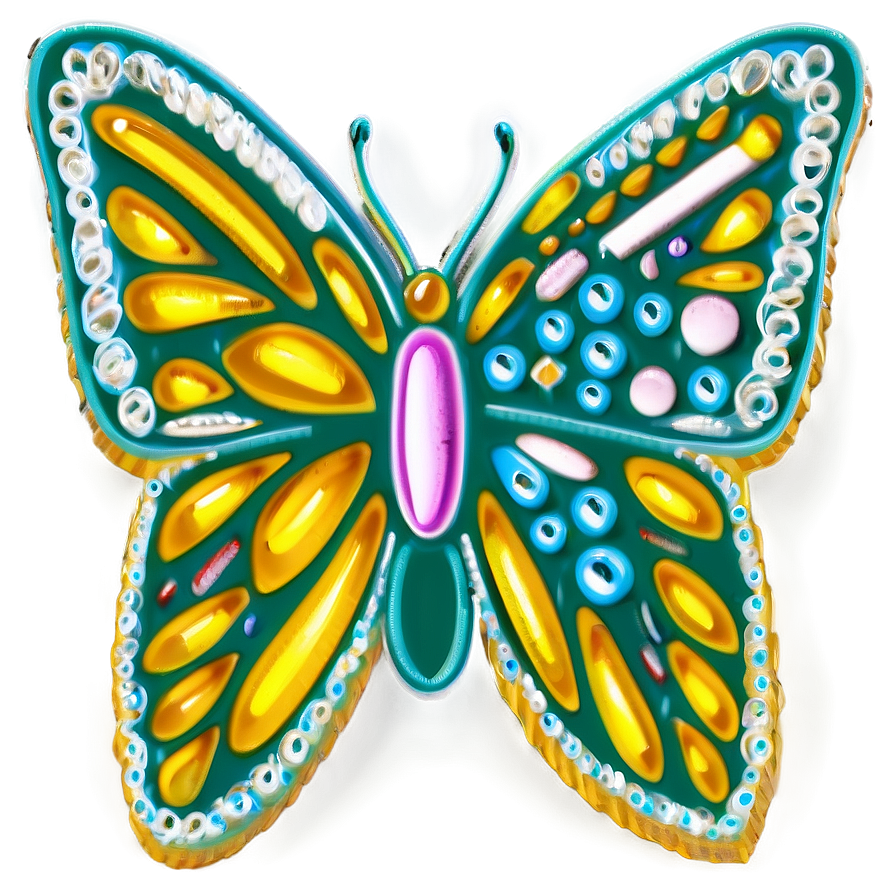 Butterfly Outline For Embroidery Png 05252024 PNG Image