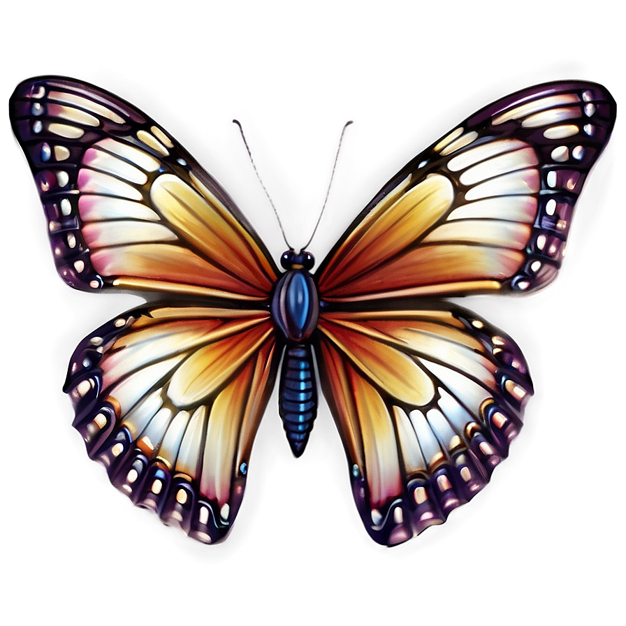 Butterfly Realism Art Png 1 PNG Image