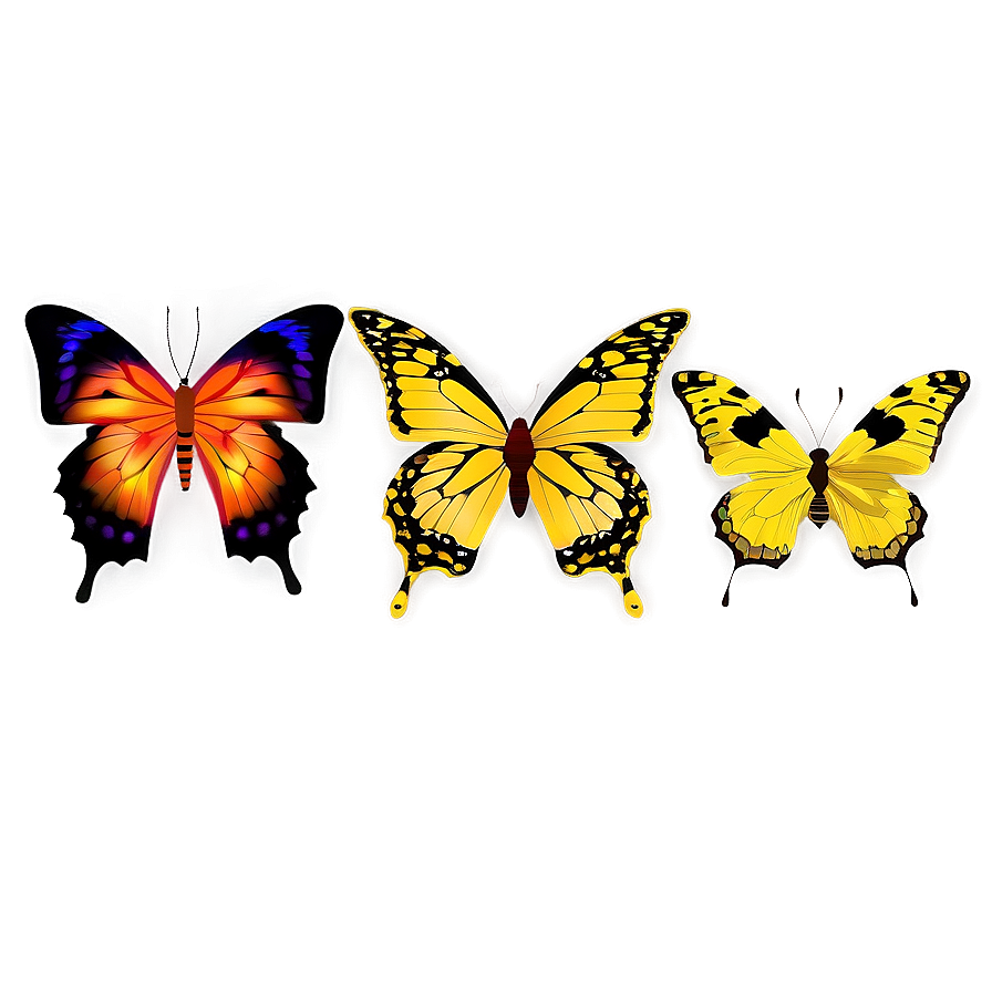 Butterfly Shapes Png 63 PNG Image