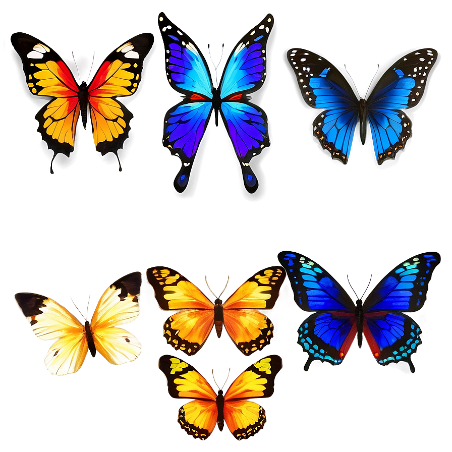 Butterfly Splendor Png 26 PNG Image