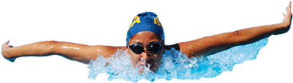 Butterfly Stroke Swimmer Action PNG Image