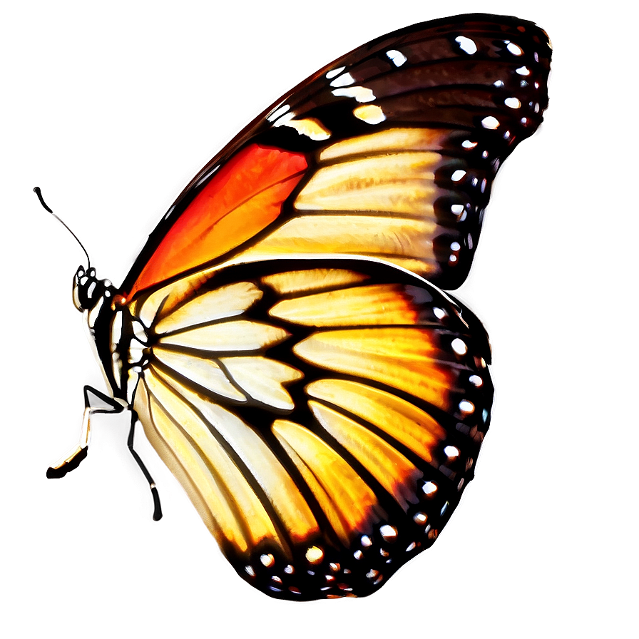 Butterfly Wing Outline Png Dcw PNG Image