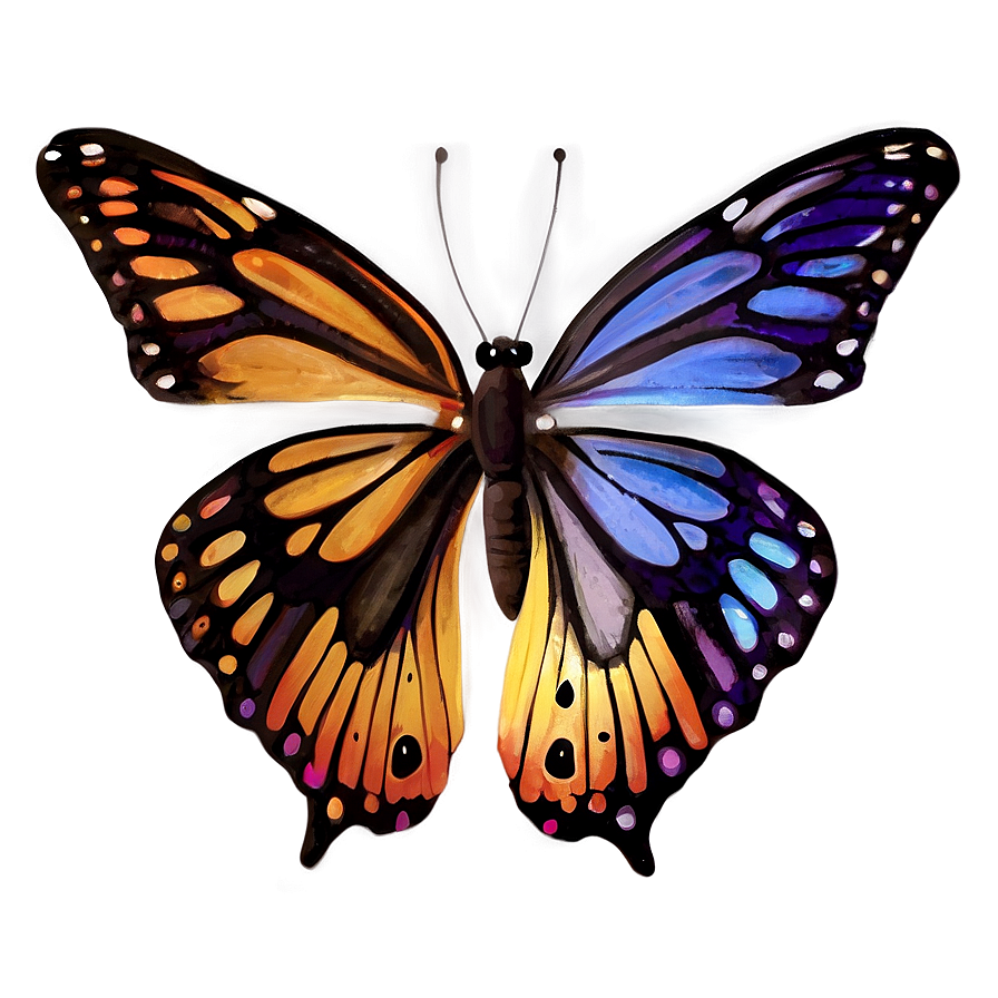 Butterfly Wings Spread Png Fey PNG Image