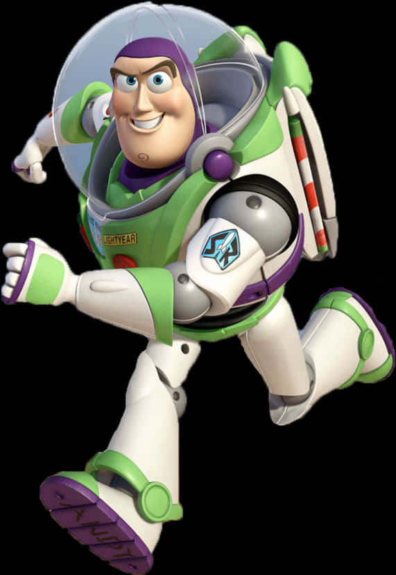 Buzz Lightyear Space Ranger Pose PNG Image