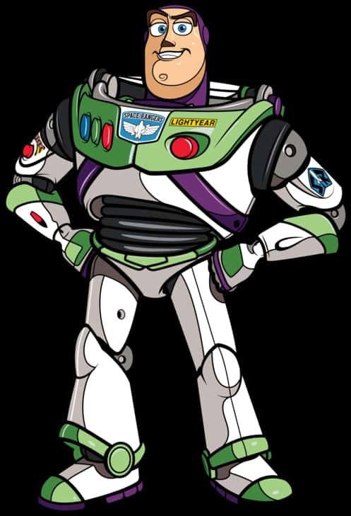 Buzz Lightyear Standing Pose PNG Image