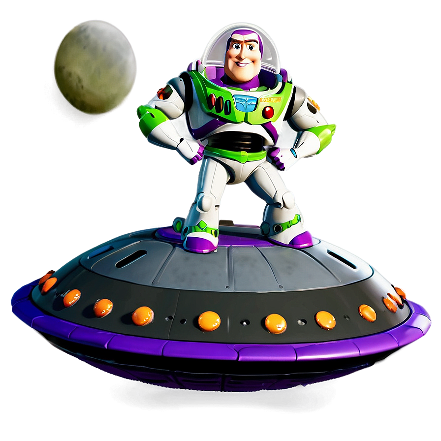 Buzz Lightyear With Spaceship Png Oym94 PNG Image