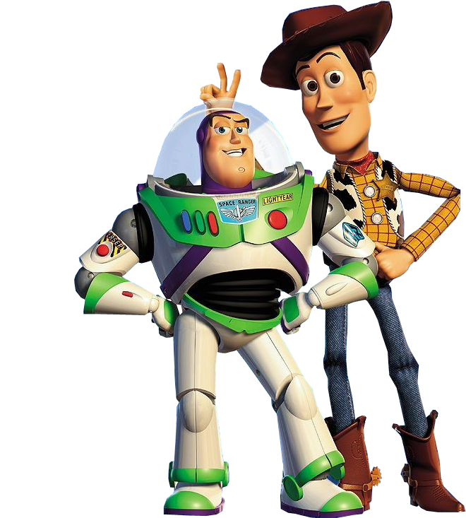 Buzzand Woody Toy Story Friends PNG Image