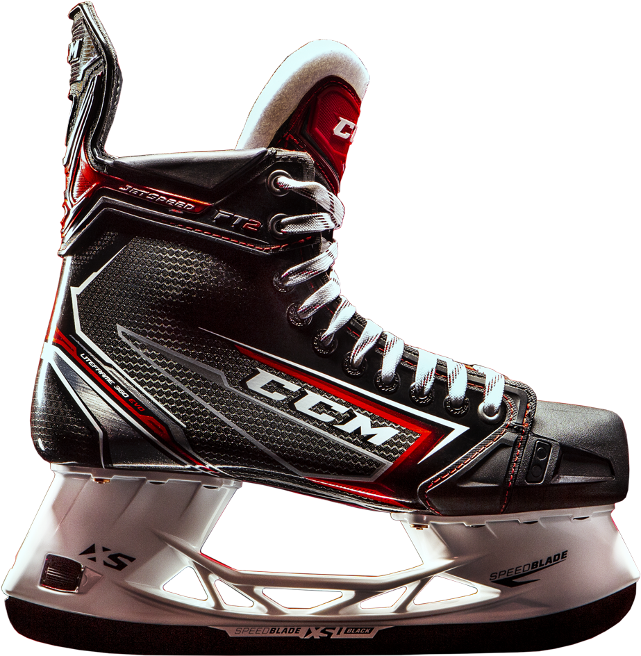 C C M Jetspeed F T2 Hockey Skate PNG Image