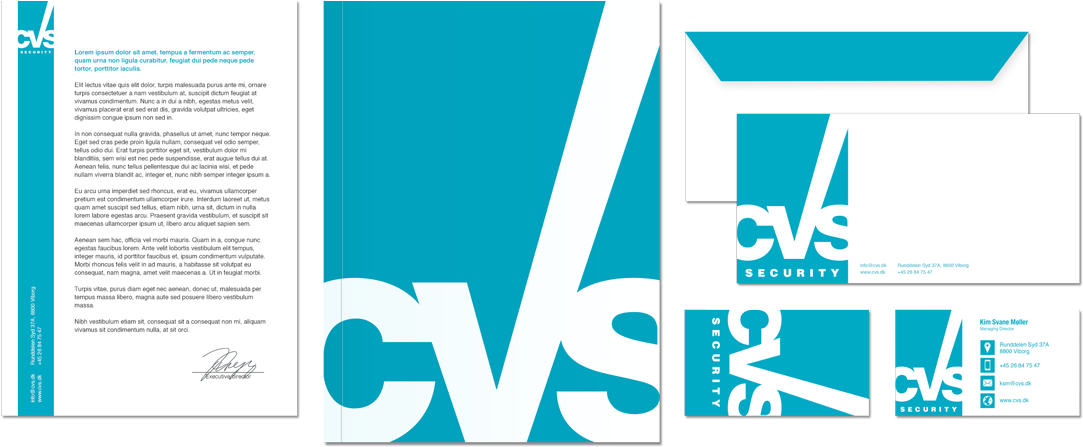 C V S Security Branding Mockup PNG Image