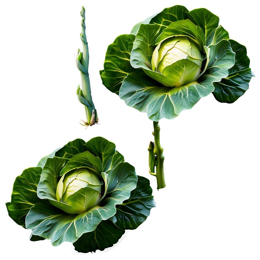 Cabbage Plant Png Ewl68 PNG Image