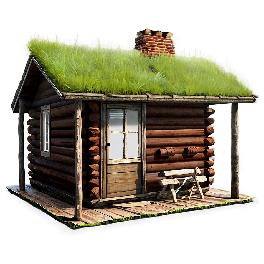 Cabin In A Clearing Png Pbv31 PNG Image