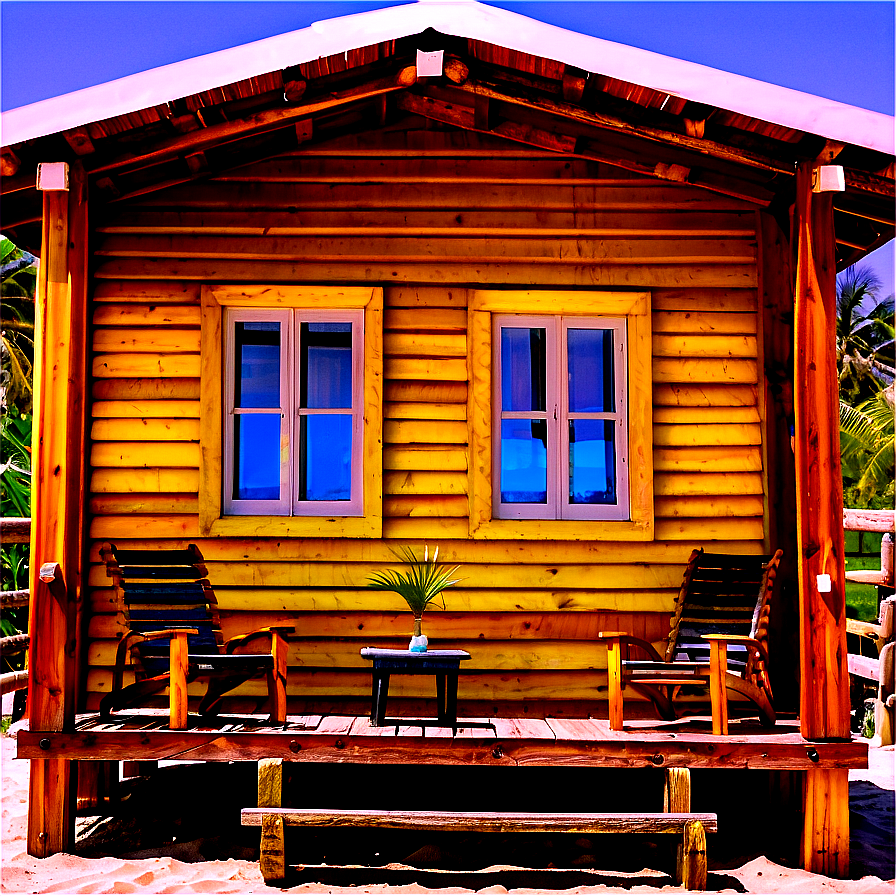 Cabin Near The Beach Png Bae PNG Image