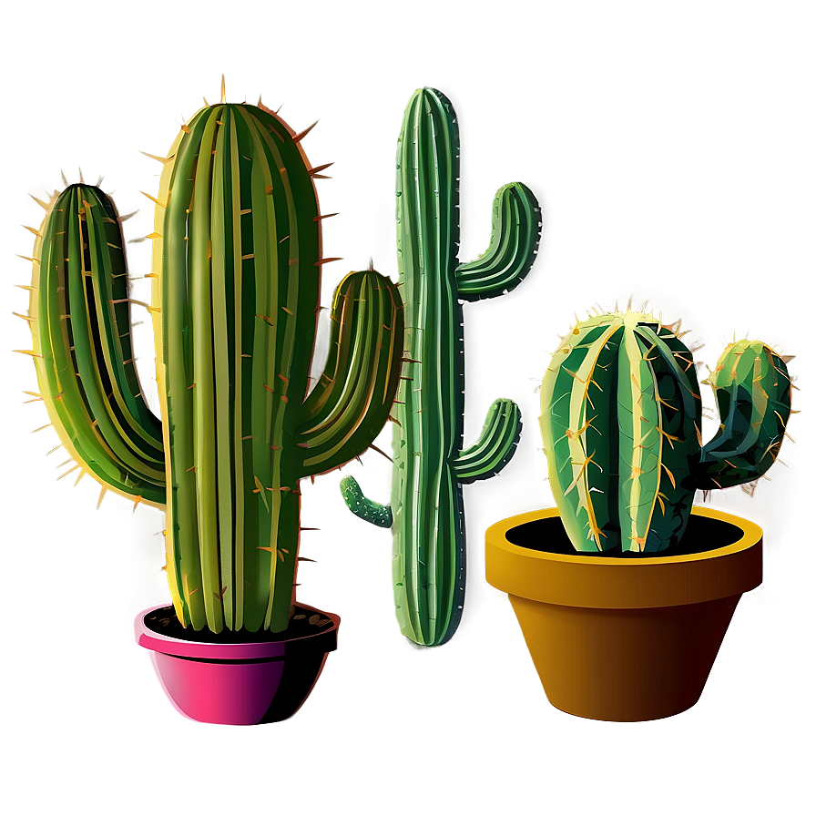 Cactus Art Png 05032024 PNG Image