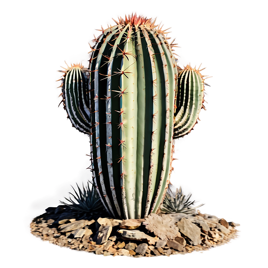 Cactus At Golden Hour Png 58 PNG Image