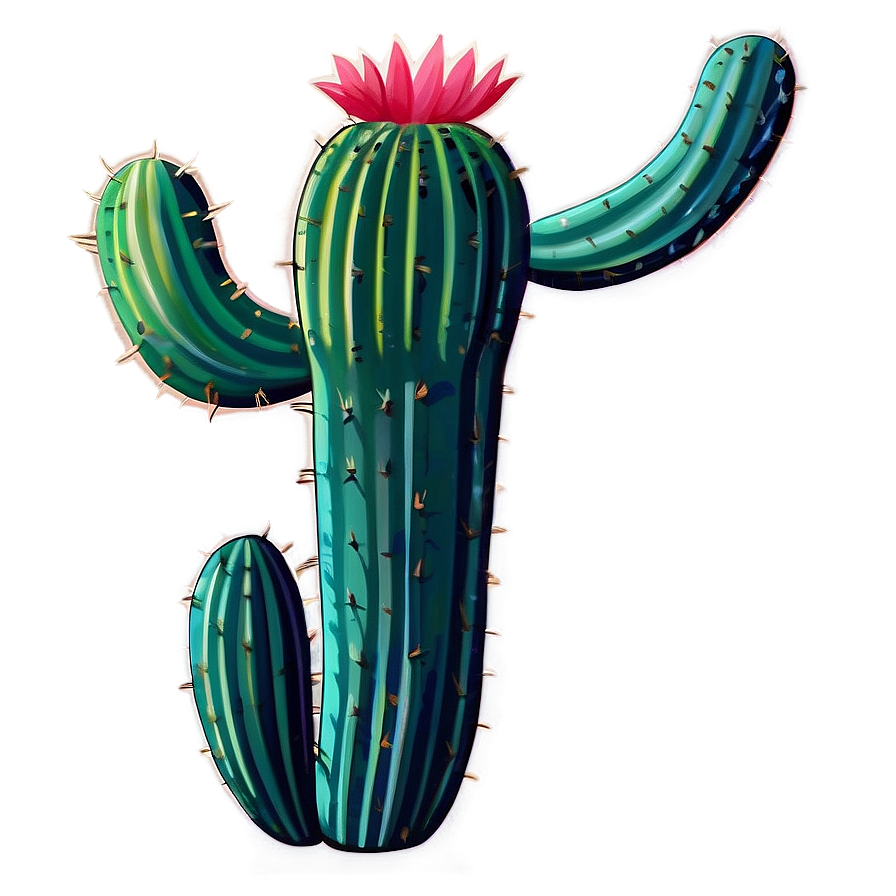 Cactus Print Png 05032024 PNG Image