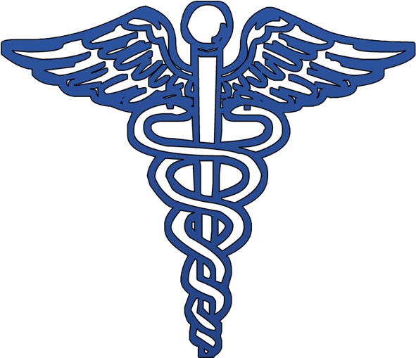 Caduceus Medical Symbol Graphic PNG Image