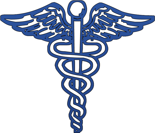 Caduceus Medical Symbol Graphic PNG Image