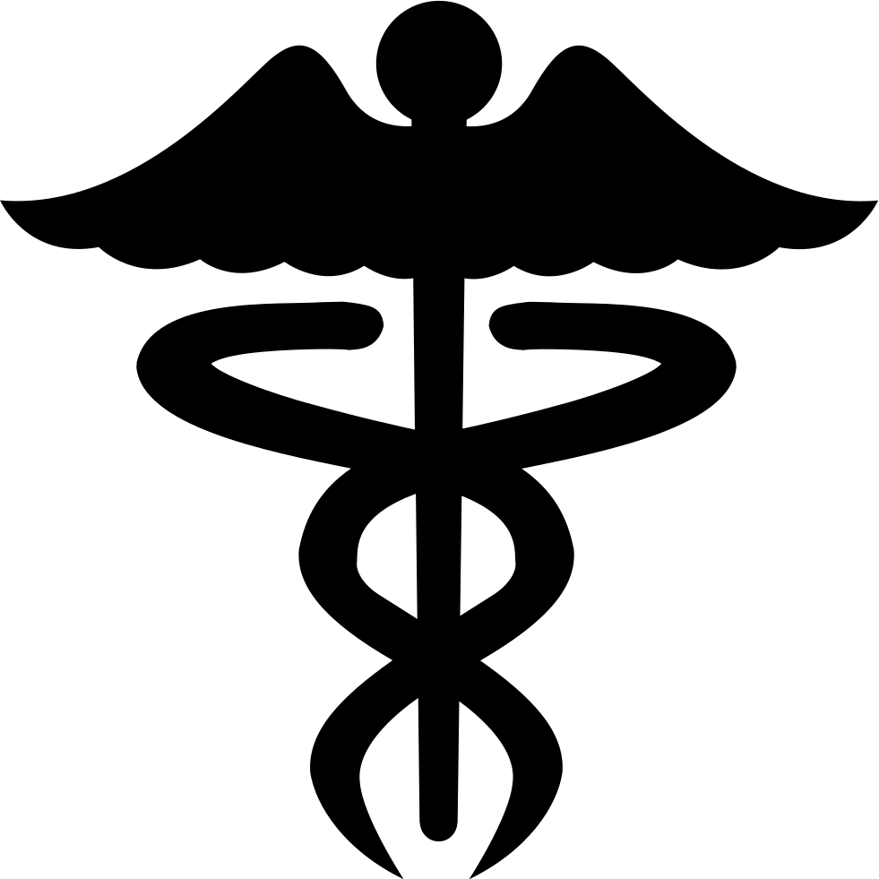 Caduceus Medical Symbol Graphic PNG Image