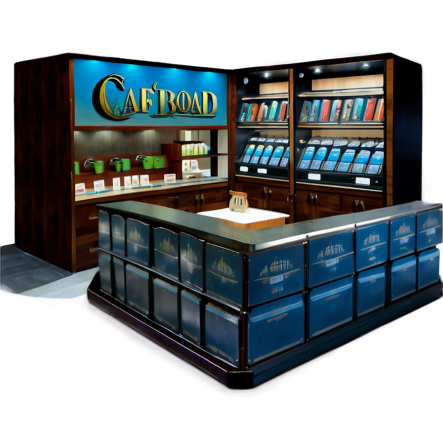 Cafe Board Games Corner Png 06202024 PNG Image