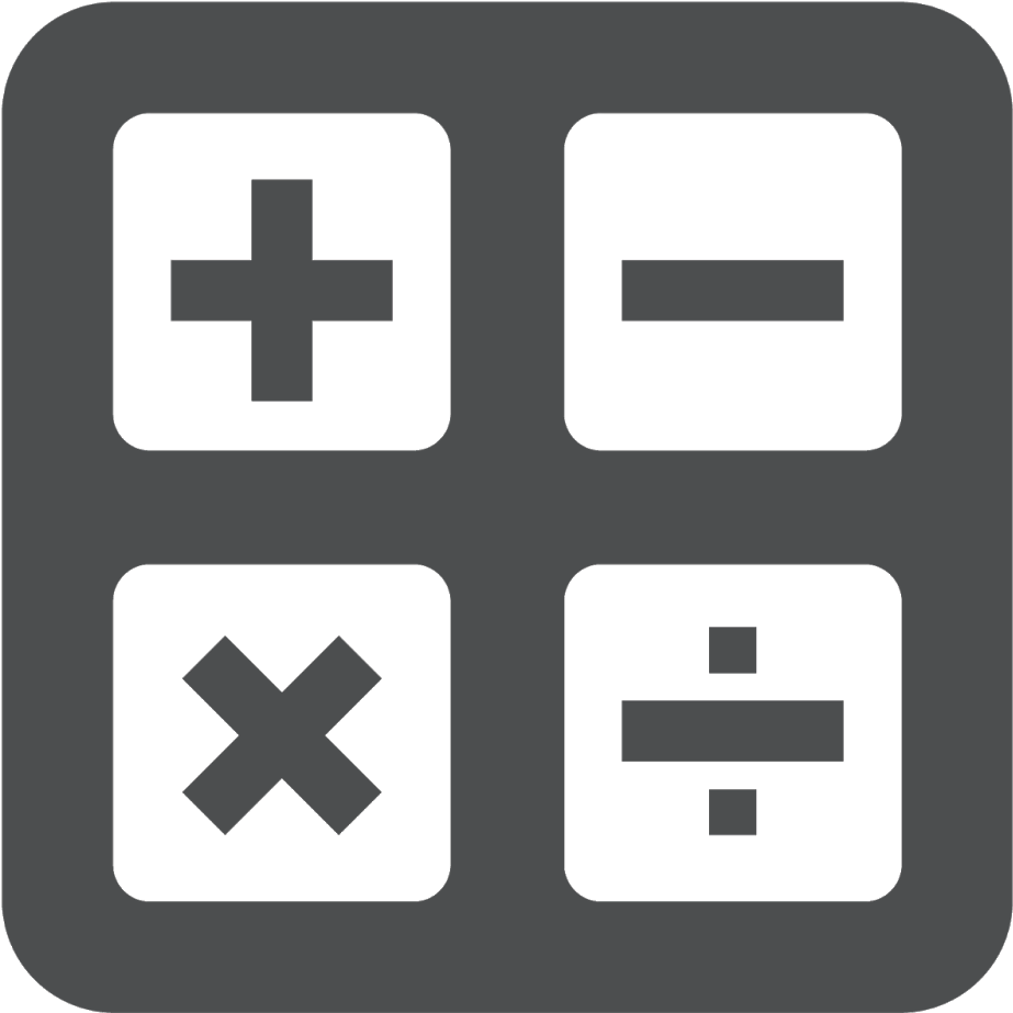 Calculator App Icon Design PNG Image