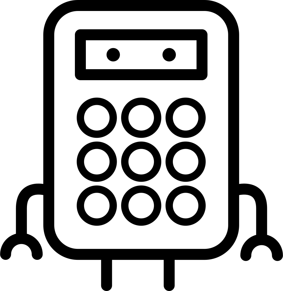 Calculator_ Character_ Icon PNG Image