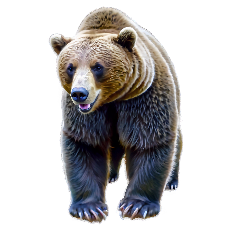 California Bear Illustration Png Cef56 PNG Image