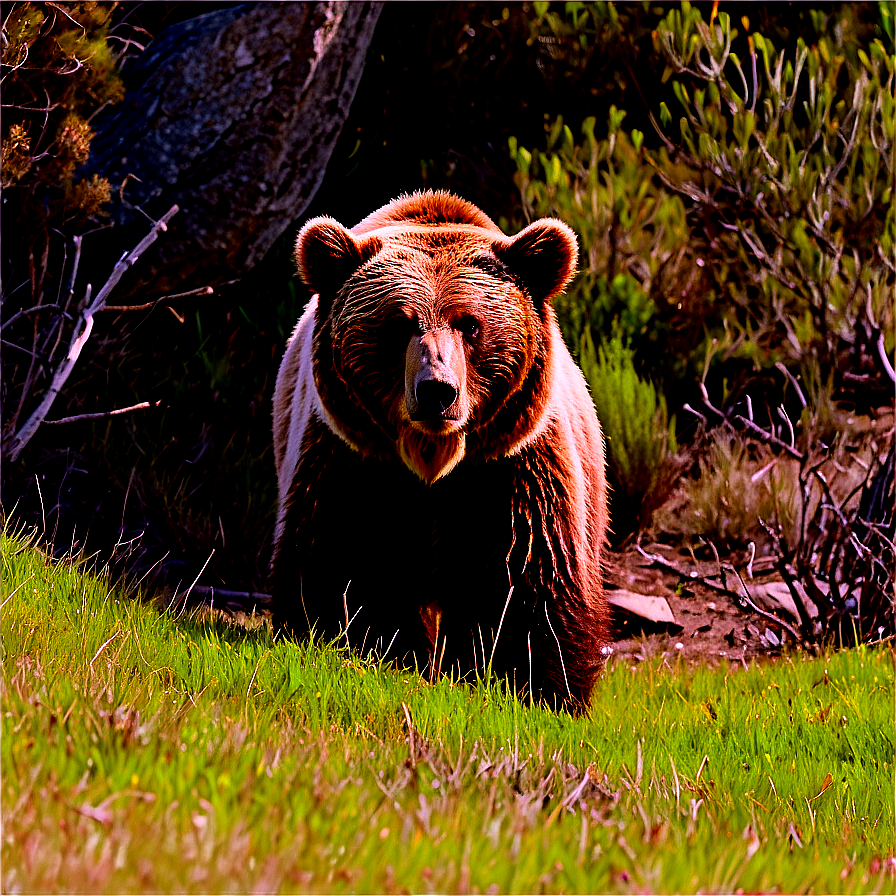 California Bear In Nature Png 06262024 PNG Image