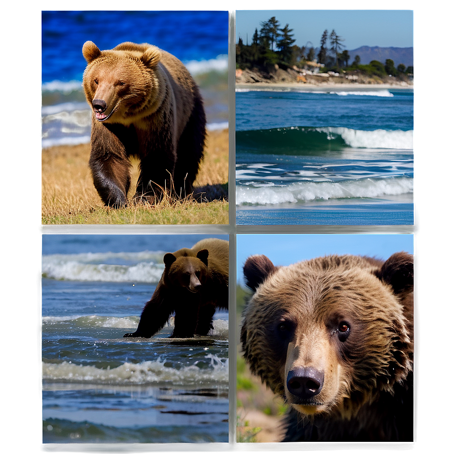 California Coastal Bear Png Nij59 PNG Image